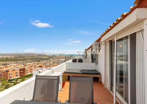 Penthouse with 2 bedrooms and 2 bathrooms in La Mata, Alicante